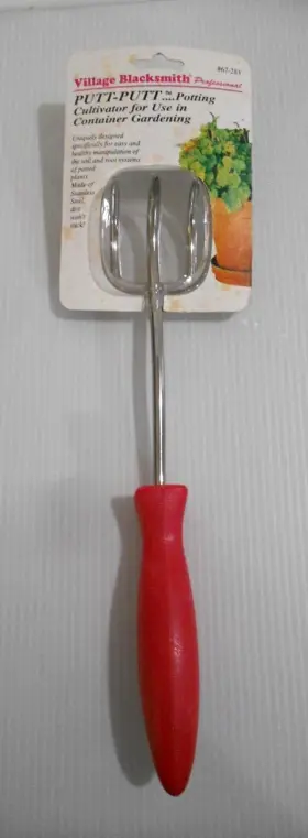 67-283 Village Blacksmith Stainless Steel Trowel Claw Cultivator