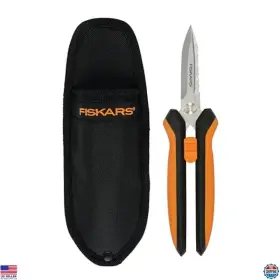 399220 Visit The Fiskars Store 8 Inch Pruning Shears Multipurpose Garden With Sheath And Softgrip