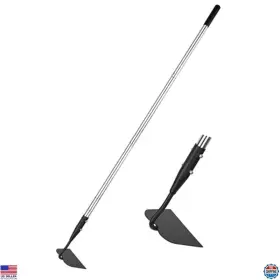 Ylus1152 Visit The Yeelor Store Long Handle Garden Hoe Tool 56-inch Stainless Steel Non-slip Grip Heavy Duty