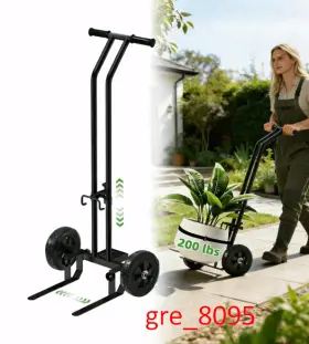 Vl-zwbyc-2 Vlaeng Plant Caddy With Wheels 200 Lbs Dolly Cart Adjustable Grips Handle For Plants