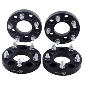 Cg508-254 Vlauto Black Forged 5x4.75 To 5x5.5 Wheel Adapters 1 Inch With Inch-pack Of 4