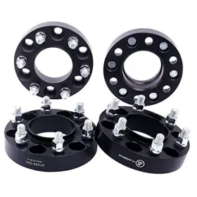 Cg608-254 Vlauto Black Forged 6x5.5 To 6x135 Hubcentric Wheel Adapters 1 Inch Inch-pack Of 4