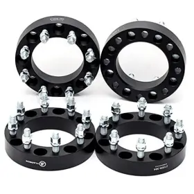Cg805-384 Vlauto Black Forged 8x180 To 8x6.5 Wheel Adapters 1.5 Inch With Inch-pack Of 4