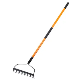Vnimti Ht 51 Garden Rake For Gardening Heavy Duty Lawns 14 Tines Bow Rak