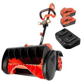 Voltask 850052496395 Cordless Snow Shovel With Wheels 48v 16-inch 4-ah Brushless Sno