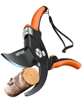 Vt-ca-shear-x850-orange Votrek 8.5 Inch Pruning Shears For Gardening Unique Stepless Handle Opening Profession