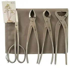 Vouiu 755326411244 4piece Bonsai Tool Setconcave Cutterknob Cuttertrunk Splitterbonsai Scissors