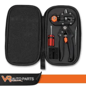 Zp-04crp0005abk Vr Auto Parts 6pcs Garden Tree Grafting Knife Pruner Shear Snip Scissor Cutting Black Tool Kit