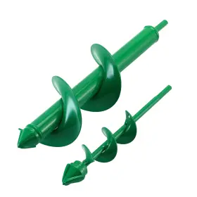 Vd-gad002gr Vudeco Garden Auger Drill Bit For Cordless - 2 Pcs Bulb Planter Tool