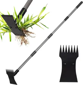Walensee 313030094049 Weed Puller Tool With Long Handle 64inch Manual Weeder Remover 7
