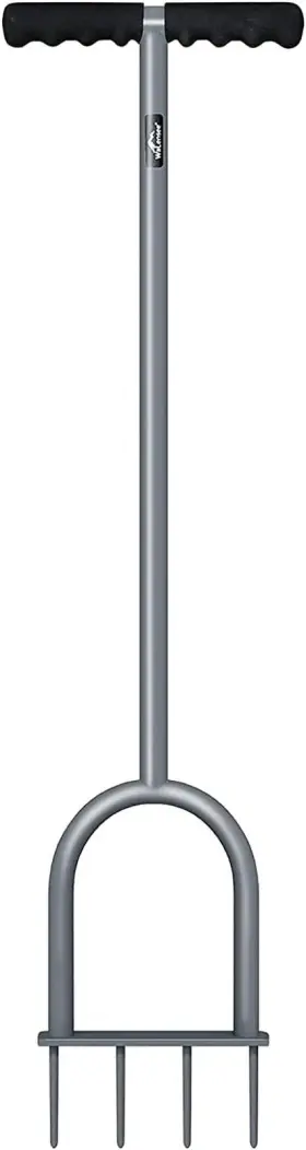 Walensee 313046675621 Lawn Aerator Spike Metal Manual Dethatching Soil Aerating With 4 I