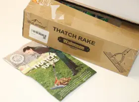 Br-002 Walensee Thatch Rake 15-inch Lawn Thatching Robust Dethatcher