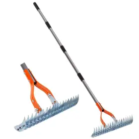 Br-002a-hd28 Walensee 70 Inch Adjustable Steel Handle Thatch Rake 19 Tines