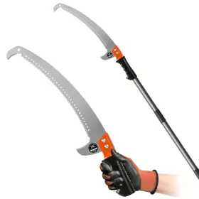 Ps-002 Walensee Pole Saws For Tree Trimming 10ft Lightweight Manual Stainless Steel