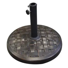 Hdb30rprac Walker Edison Furniture Company Round Metal Patio Umbrella Base In Antique Bronze