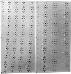 30-p-3232gv Wall Control 885666147081 Galvanized Steel Pegboard Pack