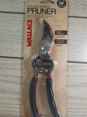 9274 Wallace Forged Steel Cutting Capacity 5/8 Inch Bypass Pruner