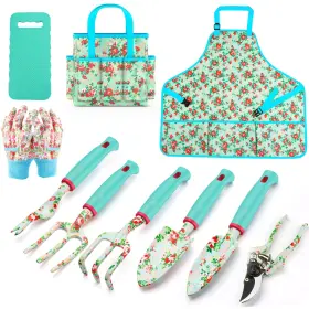 Wc-gtsa-001 Wanchi Garden Tools Set 10 Piece Heavy Duty Floral Tool Gardening