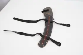 08-03016 Weaver Arborist 14 Inch Rubberized Curved Back Leg Mount Saw Scabbard