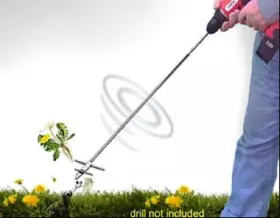 Wt-130 Weed N Till Ftn Drill-powered Weeding And Tilling Tool For Gardens Beds #3