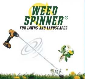 Ws-130 Weed Spinner Weedspinner Drill-powered Removal Tool For Lawns And Landscapes Refurbished