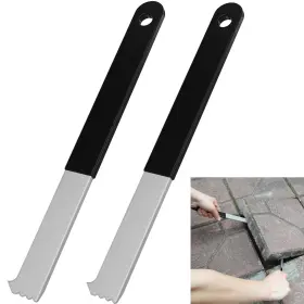 0201502 Weiguzc 2pcs Paver Puller Extractor Tool With Joint Scraper Micro Teeth And Grip