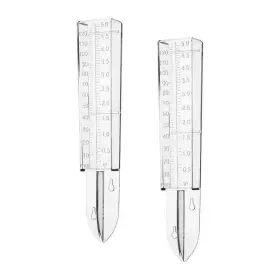 Weilan 675234085088 5-inch Capacity Plastic Rain Gauge Outdoor Easy To Read For Yard Wal
