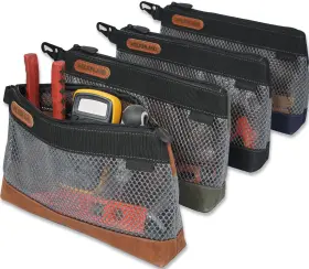 Wo0125 Welkinland 12-inch Waxed Canvas Tool Pouches 4pcs-set Clear Pouch Canv Wo0125 Welkinland 12-inch Waxed Canvas Tool Pouches 4pcs-set Clear Pouch Canv