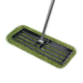 Western Supply Hardware 850060695216 Lawn Leveling Rake 30x10 Inch Level With 75 Long Adjustable Stainl