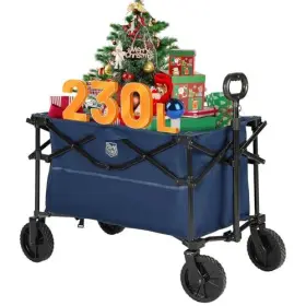 Westfield Outdoors 844093010733 Folding Collapsible Wagon Utility Push Pull Beach With All-terrain