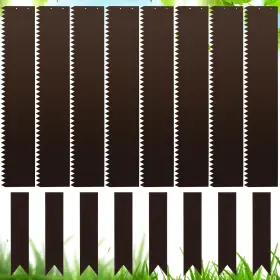 Chi-weysat-1234 Weysat 8 Pcs 40 Inch L X H Metal Steel Landscape Edging Garden Border Decorati