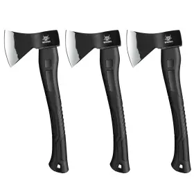 Camp-3p Wicing Throwing Axe - 3 Pack 15-inch Camping Hatchet Carbon Steel Splitting F