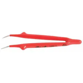 75302 Wiha Insulated Tweezers Angled Fine 6 In