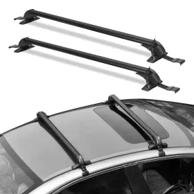42.91in-44.88in Wilytyres 0912t1995 Universal Car Roof Rack Heavy-duty Aluminum Adjustable