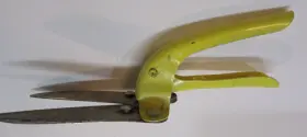 2208949 Wiss Good Vintage 1950s Newark Nj Usa Steel Grass Snips No. 500 Yellow Handles