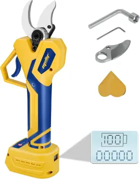 Mfcs001 Witlight Electric Pruning Shears Compatible With Dewalt 20v Battery Tool Only Yellow