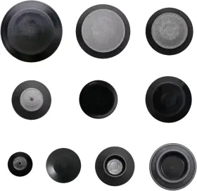 Mdl-50 Woodzdon 50pcs Plastic Plugs For Round Holes - Auto Body Sheet Metal Black