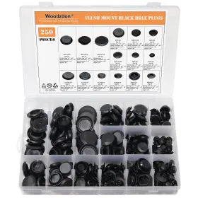 Pnb-250 Woodzdon 250pcs Auto Body Black 1/4 3/8 1/2 5/8 11/16 3/4 7/8 15/16 1