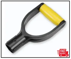Woramuk 696571820040 Plastic Spade Handle Shovel D Grip 32mm Inner Diameter Snow