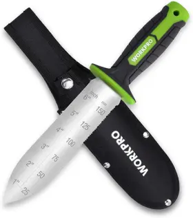 454788 Workpro Hori Garden Knife 7 Inch Stainless Steel Blades Oxford Sheath