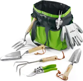 W005003ab Workpro 8-piece Garden Tools Set Stainless Steel Heavy Duty Gardening Usa