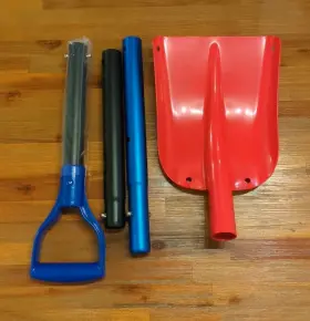 W133725a Workpro 47 Inch Adjustable Snow Shovel Removal Tool Aluminum Detachable With Bag