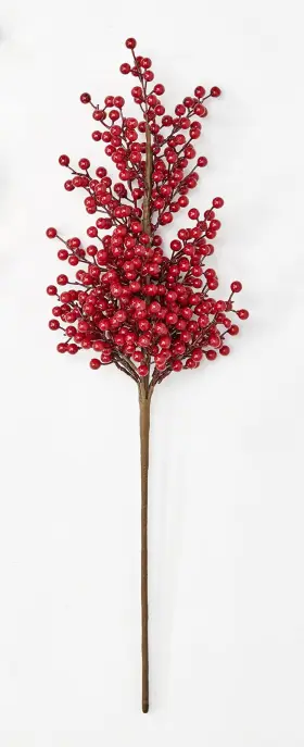 Worth Imports 608646140090 27 Inch Red Berry Spray