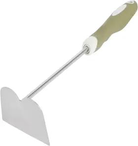 T306b01-inature Worth Garden Stainless Steel Hand Hoe - Pp/tpr Ergonomic Handle Green