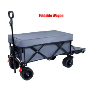 Xingyi2025 Vh1776us Collapsible Wagon Cart Lightweight Portable Utility Wagons With All-terrain Wheels