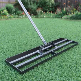 Llr001 Xtmple Lawn Leveling Rake 30 Inch X10 With 78 Adjustable Stainless Steel Extened Handle