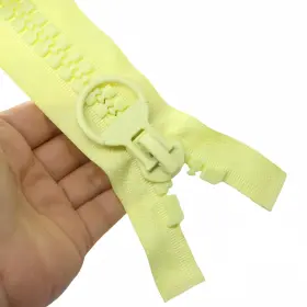 Yahoga 746939162807 200cm #20 Super Large Separating Giant Plastic Zippers 78 In Yellow