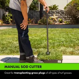 Yard Butler 043912295096 Sod Plugger Turf Cutter And Grass Plug Tool For Zoysia St. Augustine Fescue #2