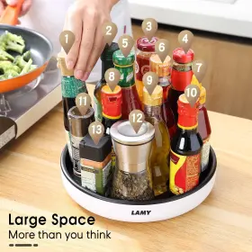 Mobs0001n Yardworks Lazy Susan Organizer 10-inch Turntable For Cabinet Refrigerator Di #2
