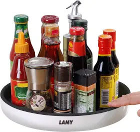 Mobs0001n Yardworks Lazy Susan Organizer 10-inch Turntable For Cabinet Refrigerator Di